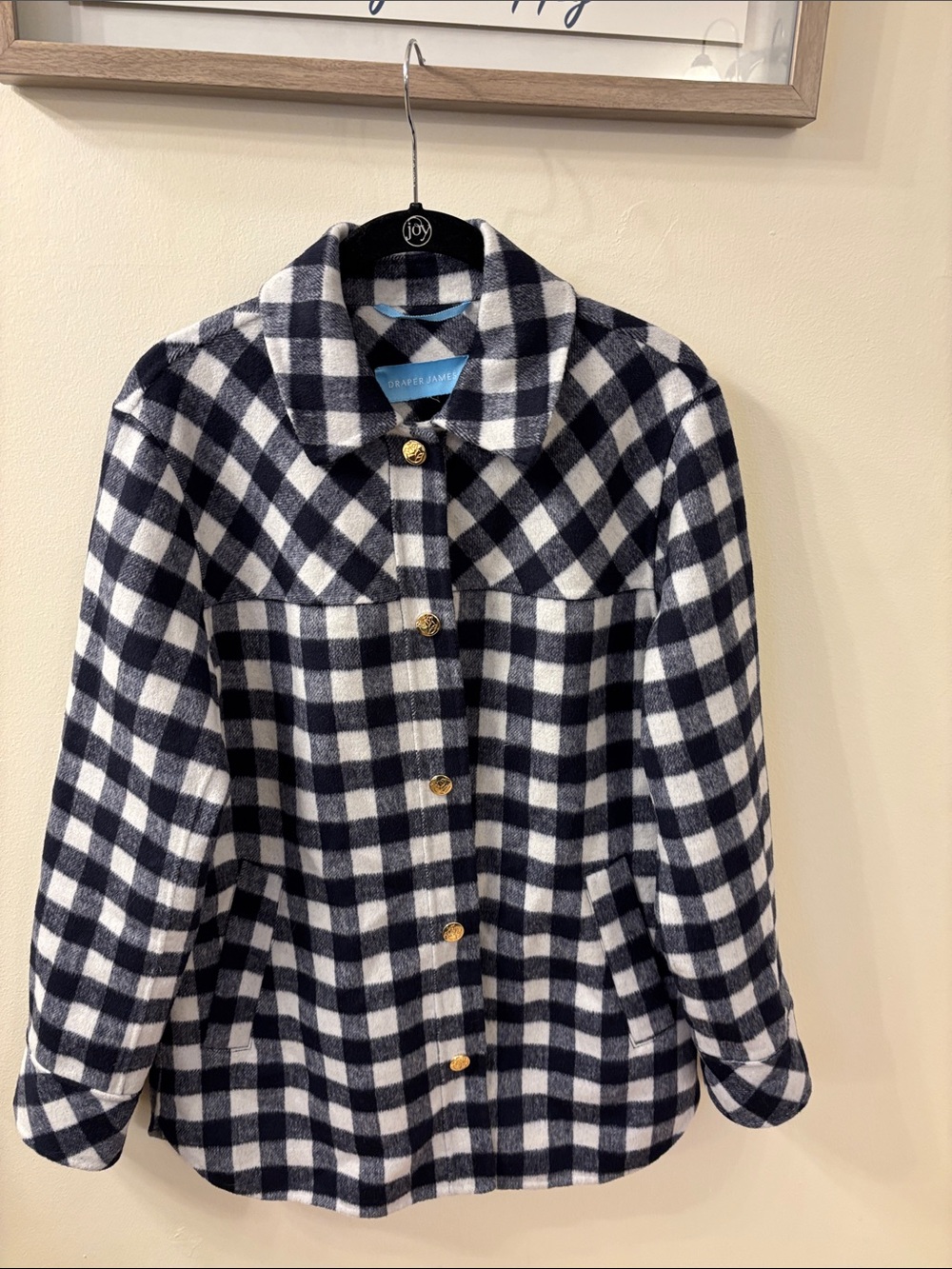 Draper James Buffalo Plaid Jacket